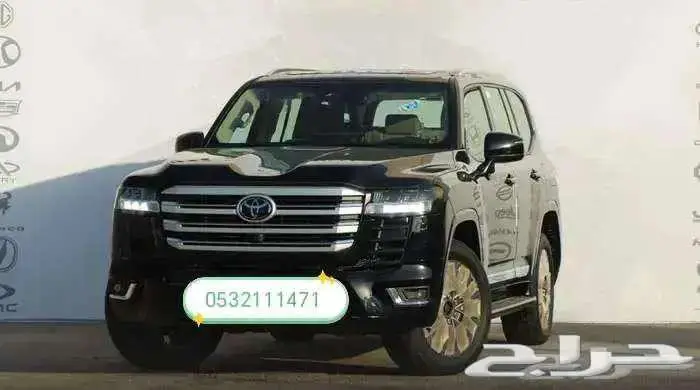 تويوتا لاند كروزر GXRL3 بنزين اسود لوحات 2025 0