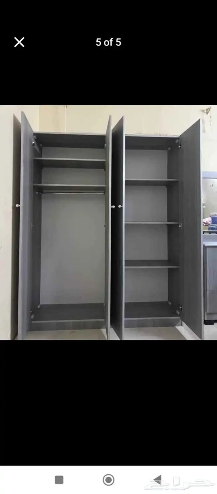 غرفة نوم كاملة  أثاث منزلي  سرير ودولاب وبطانيات 16