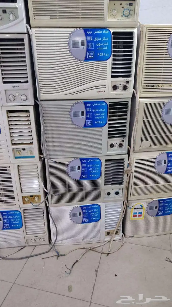 للبيع مكيفات مستعملة شبه جديده بحالة الوكاله 0