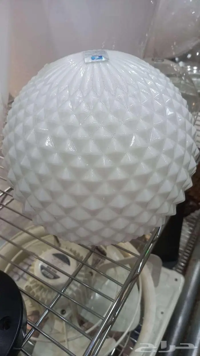 اضاءة سور كروي متوفر بعده مقاسات شفاف او مثلج 4