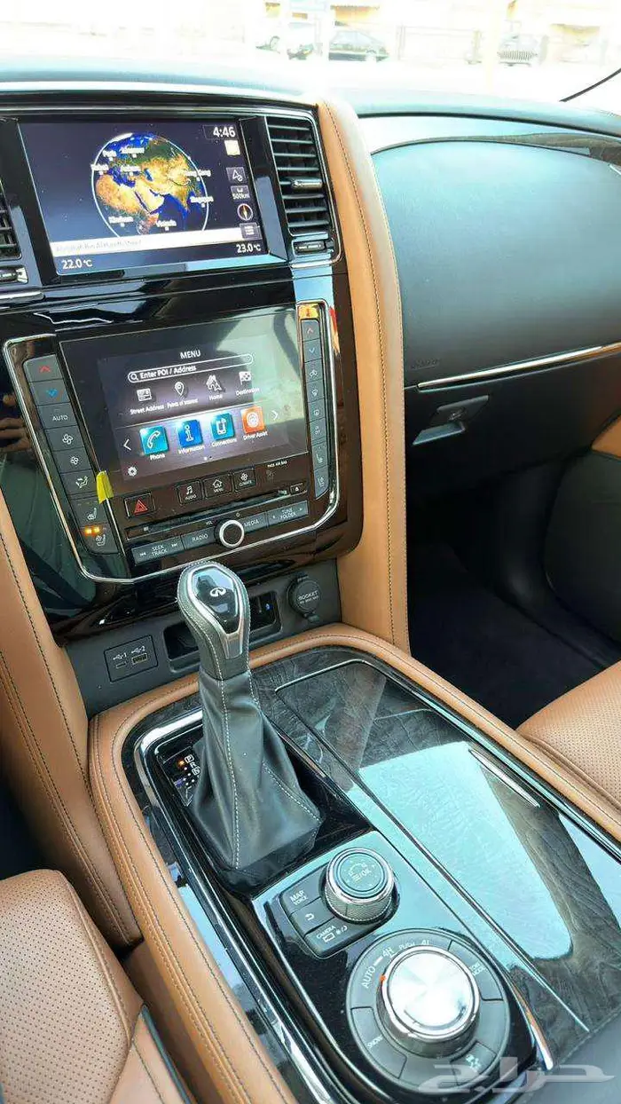 جيب انفينيتي QX80 بحالة الوكالة بلاك اديشن 28