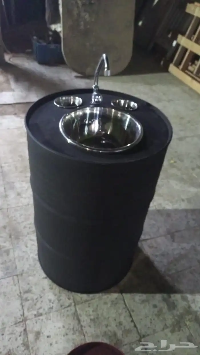 تم تنفيد أخر أعمالنا تفصيل كراسي  و طاولات و مغسله  من برميل 7