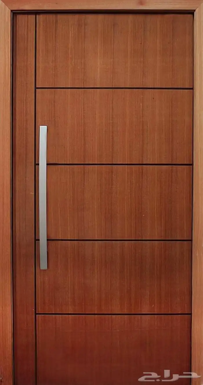 ابواب كبس خشب سويدي ابلاكش مع حلق مع بويا مع التركيب بدون كي 2