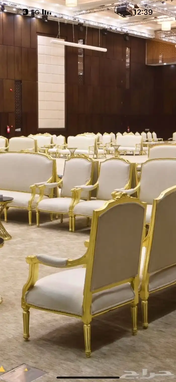 تفصيل كنب ومجالس ملكي فاخره وتلبيس ورق دهب 0