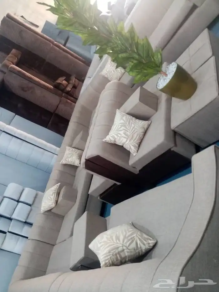 مجالس كنبات جاهزه مقاس 4في5زاويتين و باطرمه جاهز مقاس 4في5زا 21