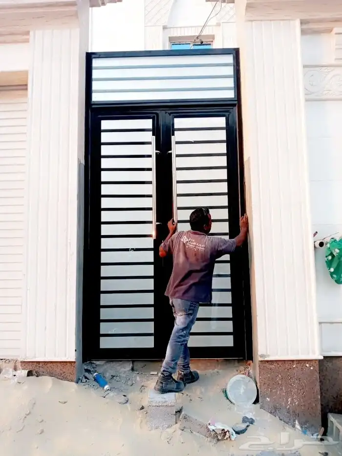 الاعمال الألمنيوم والحديد والمظلات والمطابخ 5