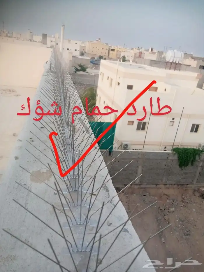 طارد حمام الطيور غطاء مكيف فيبر جلس ما تركيب شفت مروء شببيك 0