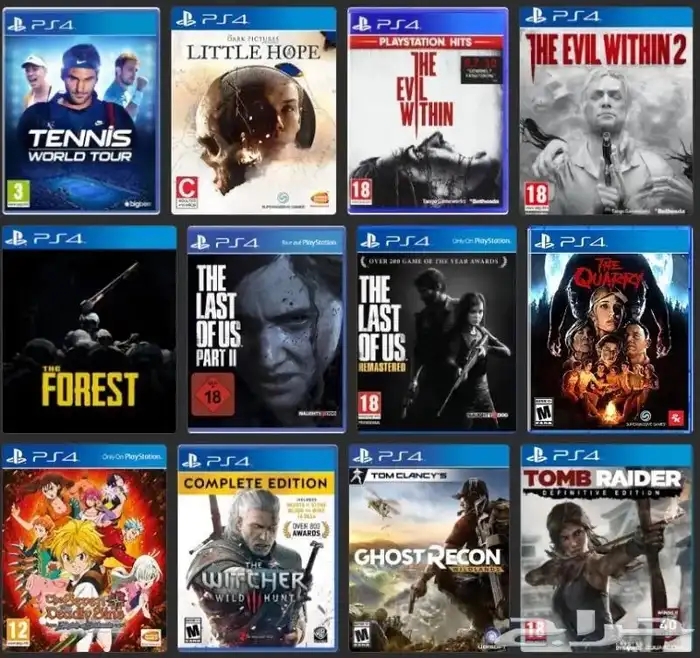 سوني 4 معدل ( مهكر ) اكثر من 1000 لعبة وضمان وتوصيل 6