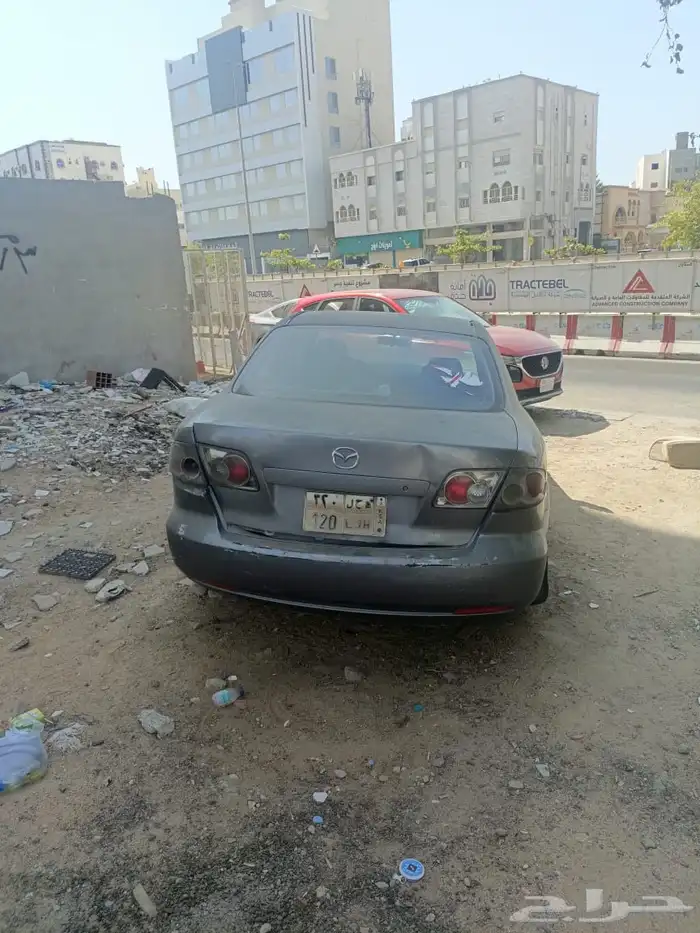 مازدا 6 2066 تشليح مع لوحه جميله 120 الرقم 0