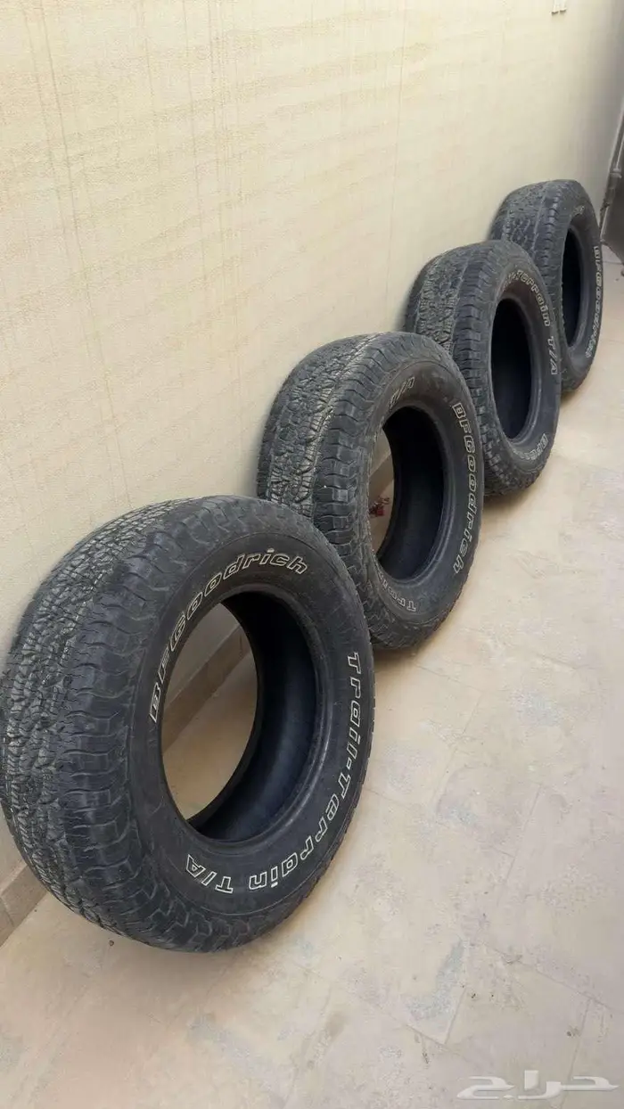 كفرات بي اف قودرتش BFGoodrich نص حجري مقاس 17 5