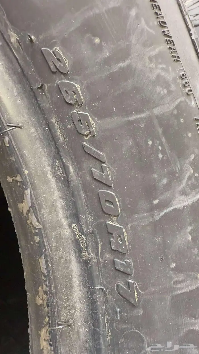كفرات بي اف قودرتش BFGoodrich نص حجري مقاس 17 4