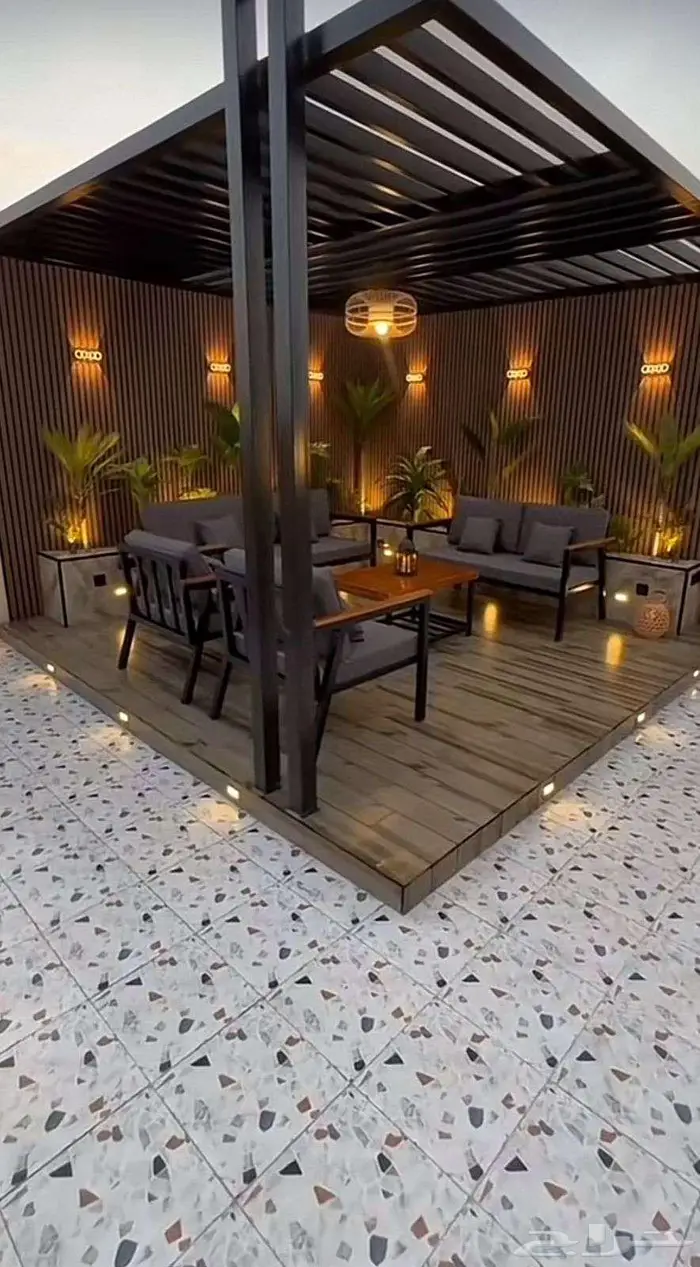 جلسات خارجية برجولات شتوية في الدمام 1