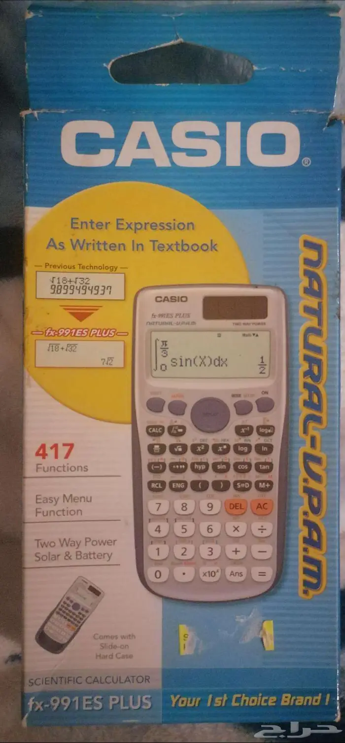 ألة حاسبة علمية casio 1