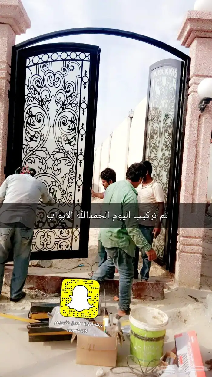 الاعمال الألمنيوم والحديد والمظلات والمطابخ 16