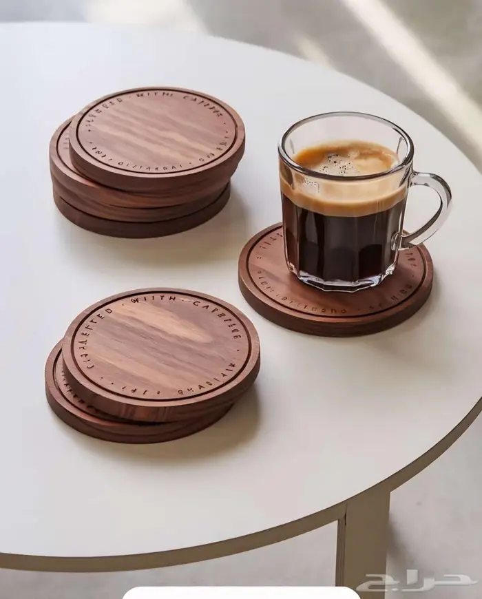 صياني تقديم خشب طبيعي واستيل للكفيهات 30