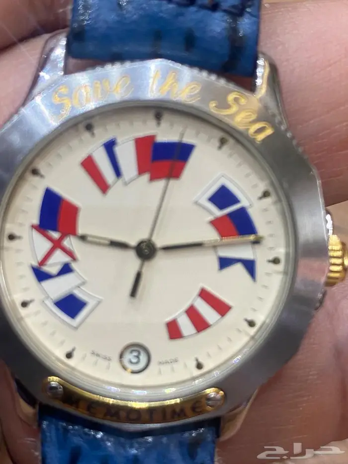 ساعه كوروم سويسريه اصليه شبه جديده مخزنه 2