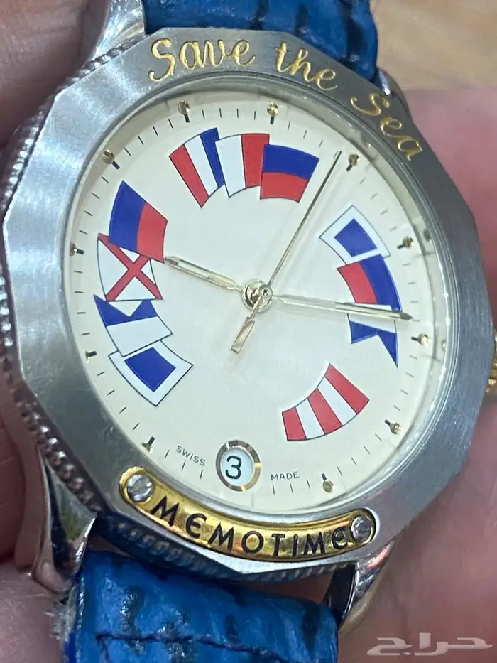 ساعه كوروم سويسريه اصليه شبه جديده مخزنه 1
