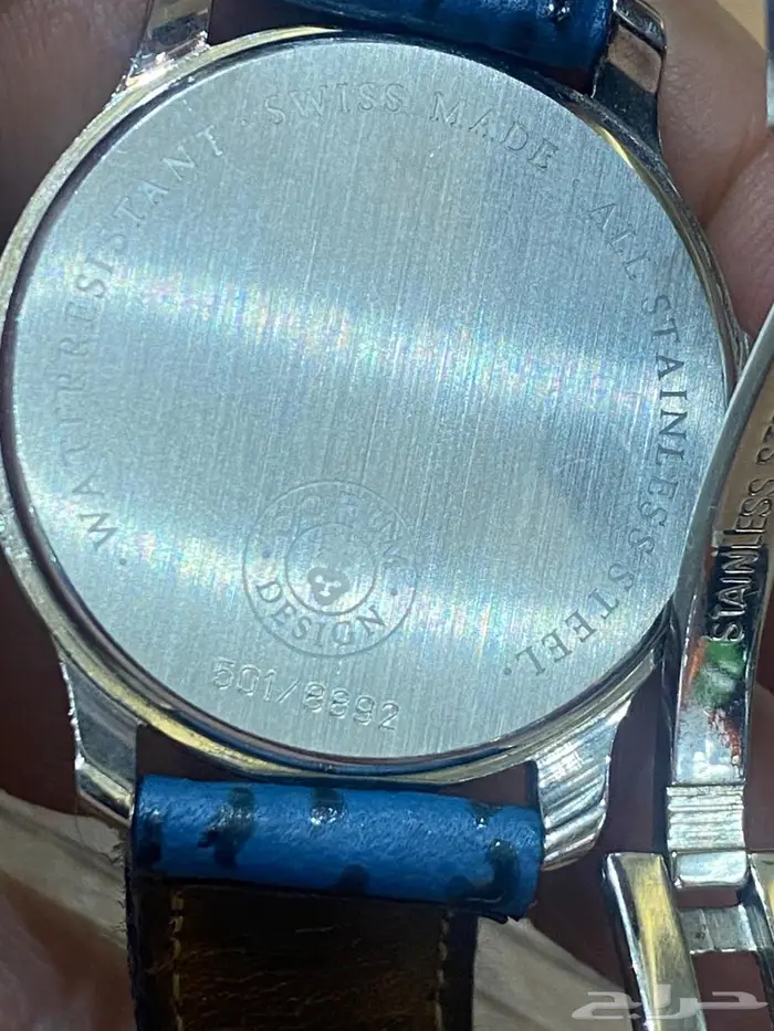 ساعه كوروم سويسريه اصليه شبه جديده مخزنه 3
