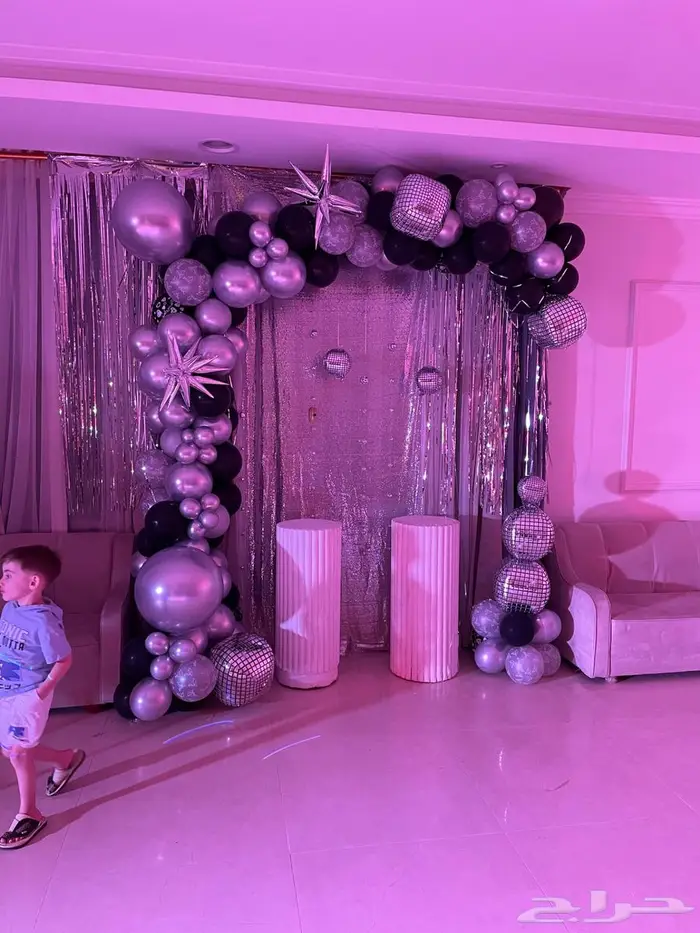 تنسيق حفلات بالون استقبال مواليد ورد باقات هدايا توزيعات 74