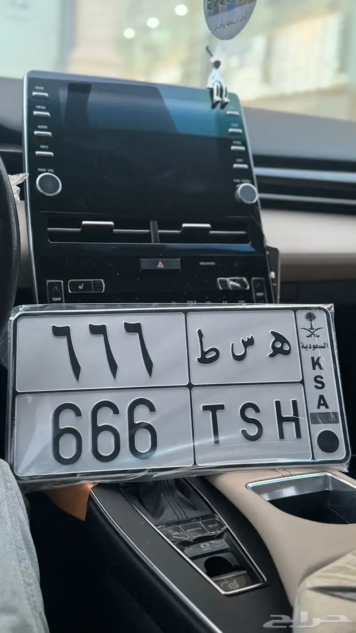 لوحة مميزة ( ه س ط 666 ) 0