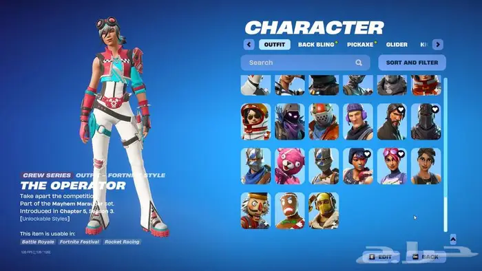 حساب فورت نايت للبيع فيه شيطون ونوادر 24