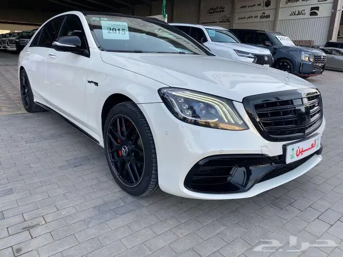 مرسيدس 5 زرار AMG S63 موديل 2015 عداد 151 الف كم 2