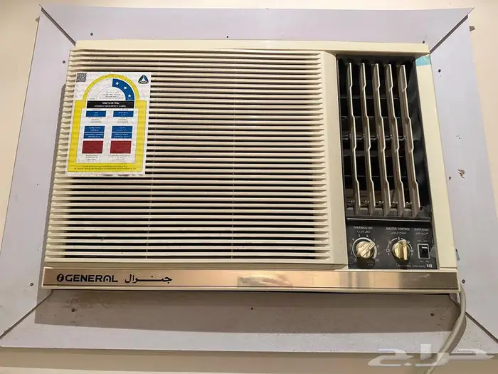 مكيف شباك جنرال طن ونص ننظيف مثل الجديد 0