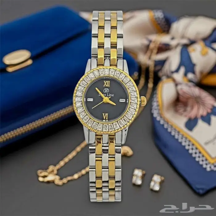 ساعة نسائية فخمة ضمان سنه 4