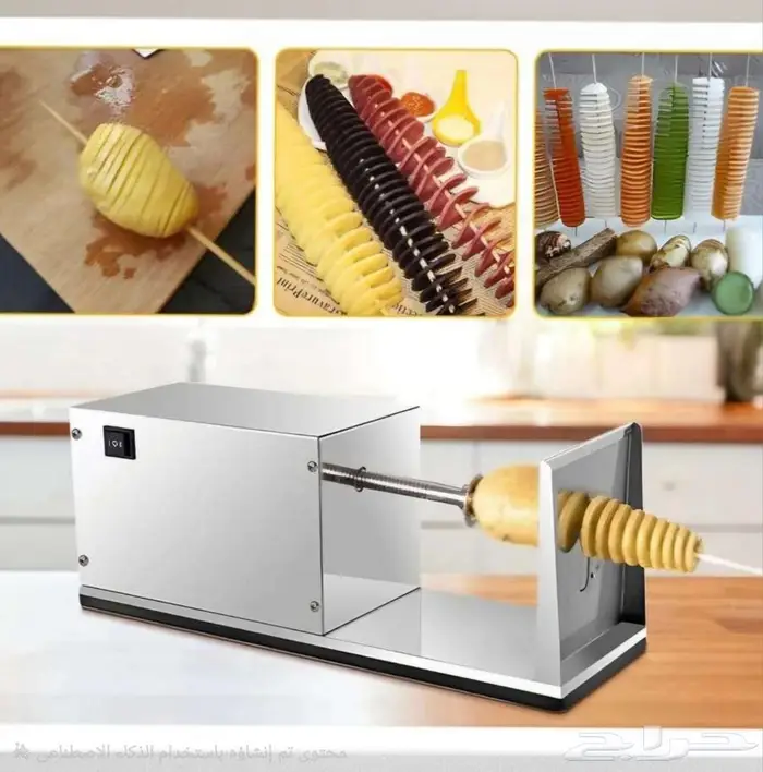 للبيع مكينة تقطيع بطاطس حلزونية جديدة 0