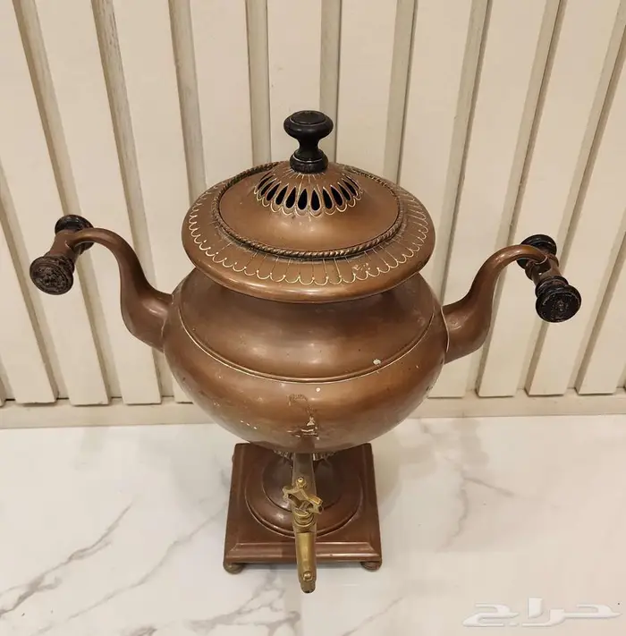 تم البيع سماور أوربي نحاس قديم بحاله ممتازه مستخلصات متحف 1