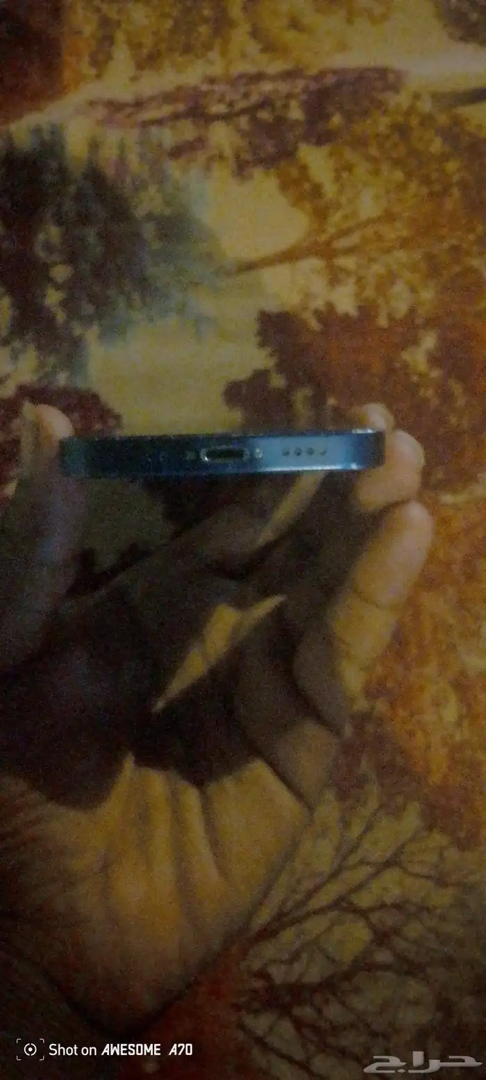 ايفون 12مني بطارية 56 شاشة نضيف ضهر كسر خفيف فيس آيدي خدوش. 2