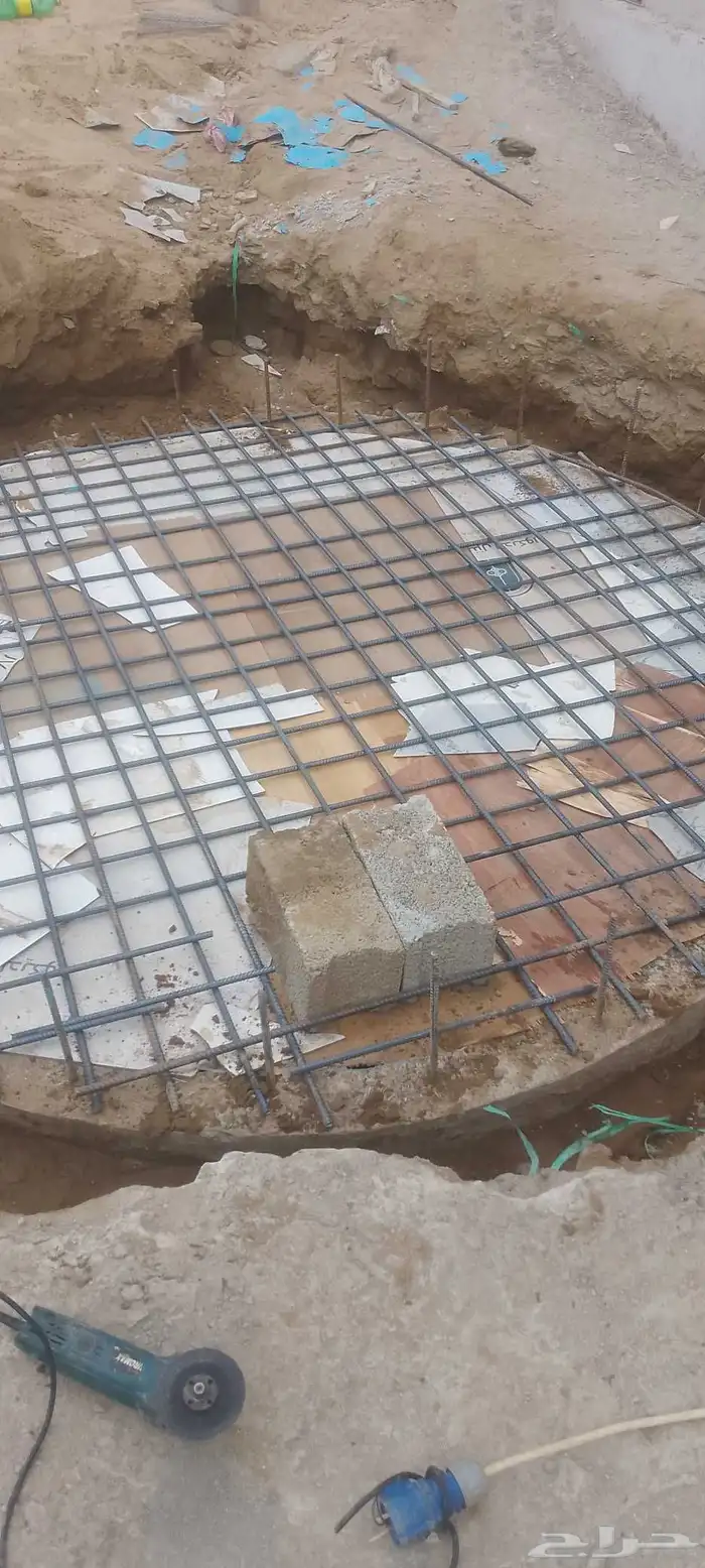 حفر بياره خزان مياه 1