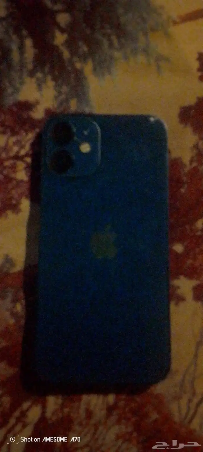 ايفون 12مني بطارية 56 شاشة نضيف ضهر كسر خفيف فيس آيدي خدوش. 1