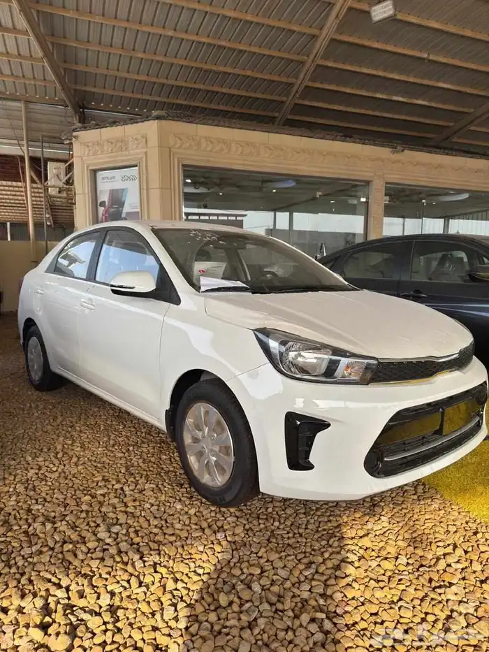 كيا بيجاس 2026 خارجي ابيض  داخلي بيج سعودي 0