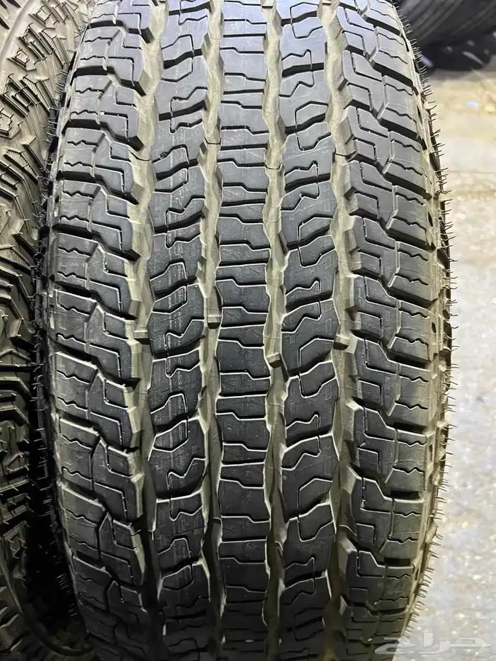 كفرات جودير أمريكي مقاس 265.65.18 مع جنوط جمس اصلي وكاله 18 17