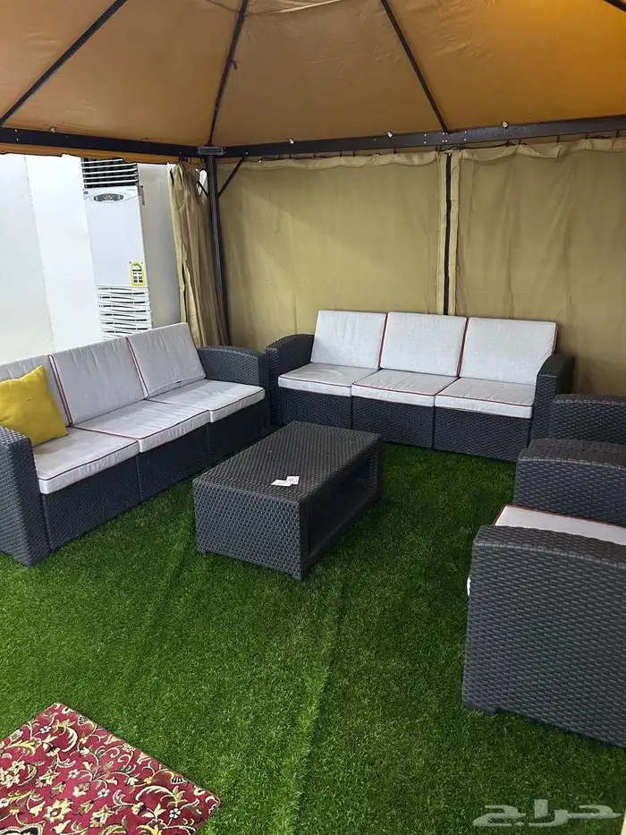 جلسات حديقة خارجية .. جلسات كوفي وشاليهات 12