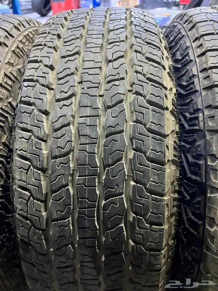 كفرات جودير أمريكي مقاس 265.65.18 مع جنوط جمس اصلي وكاله 18 5