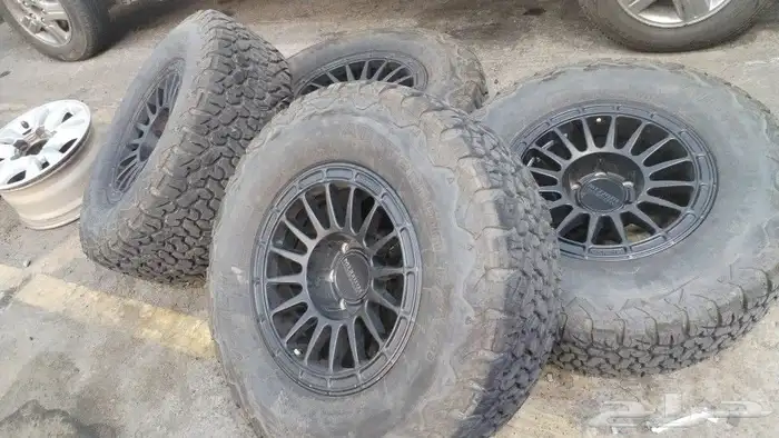 جنوط ميثود 17 مستعمل مع الكفرات 0