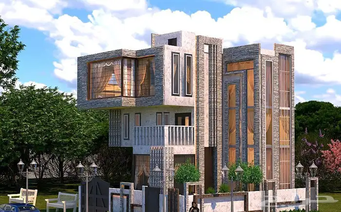 تصميم معماري وديكور داخلي   3D ريندر واقعي 0