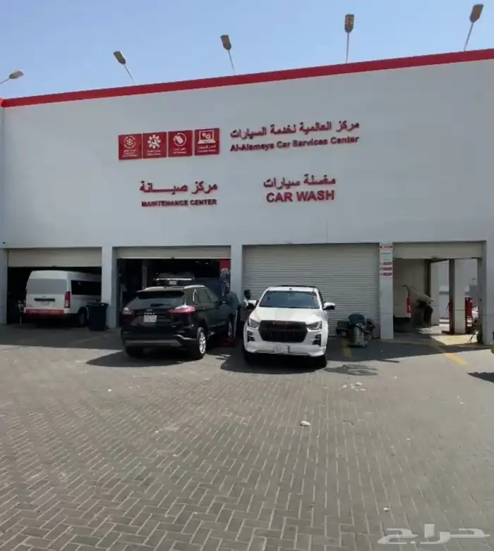 تقبيل ورشة صيانة سيارات مع مغسلة و مكاتب ادارية 0