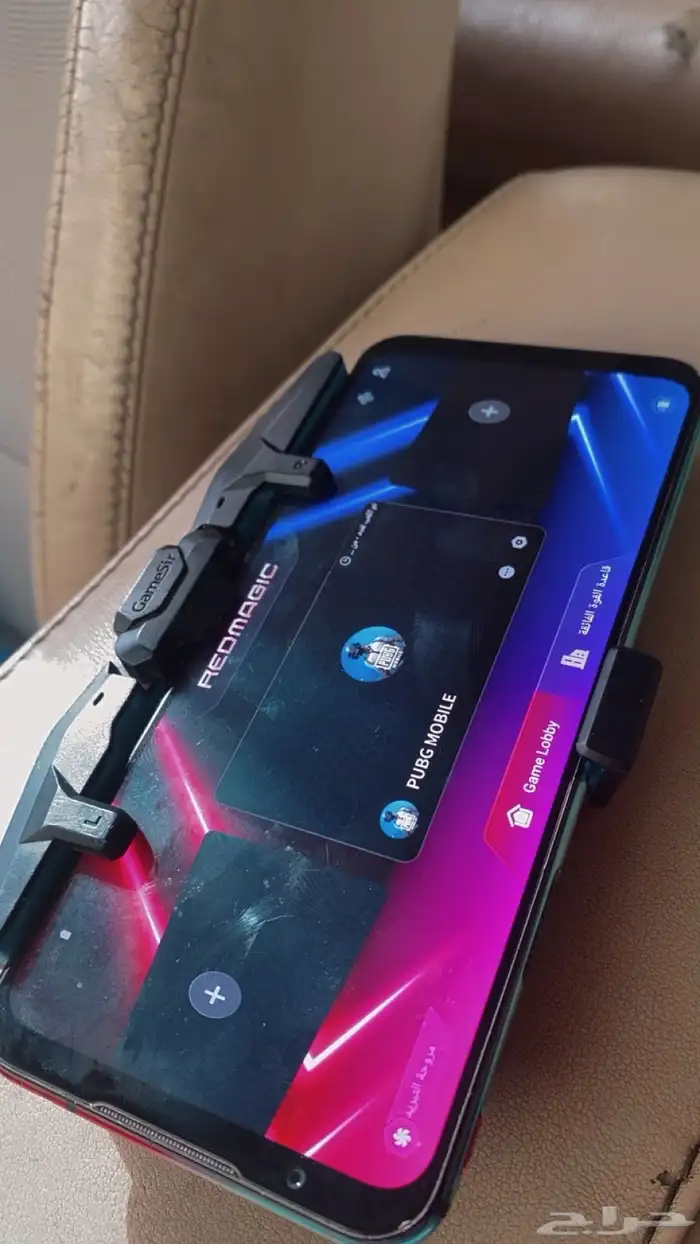 جوال رد مجك 5G نضيف شرط مع يد ببجي وكفر 0