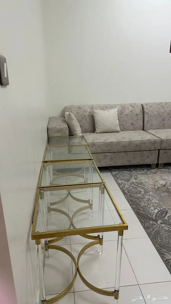 مجلس مع طاولات ومدخل وسجاد 1