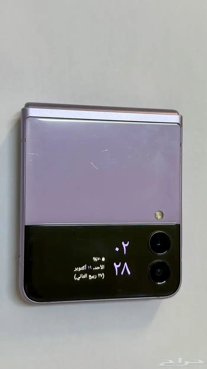 جوال سامسونج فيلب بنفسجي 0