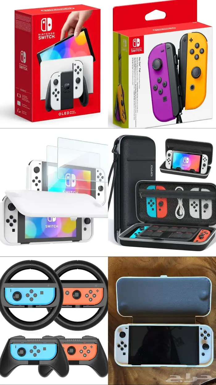 جهاز Nintendo Switch (موديل OLED) 0