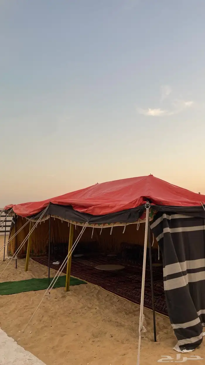 خيمه على شكل بيت شعر 0