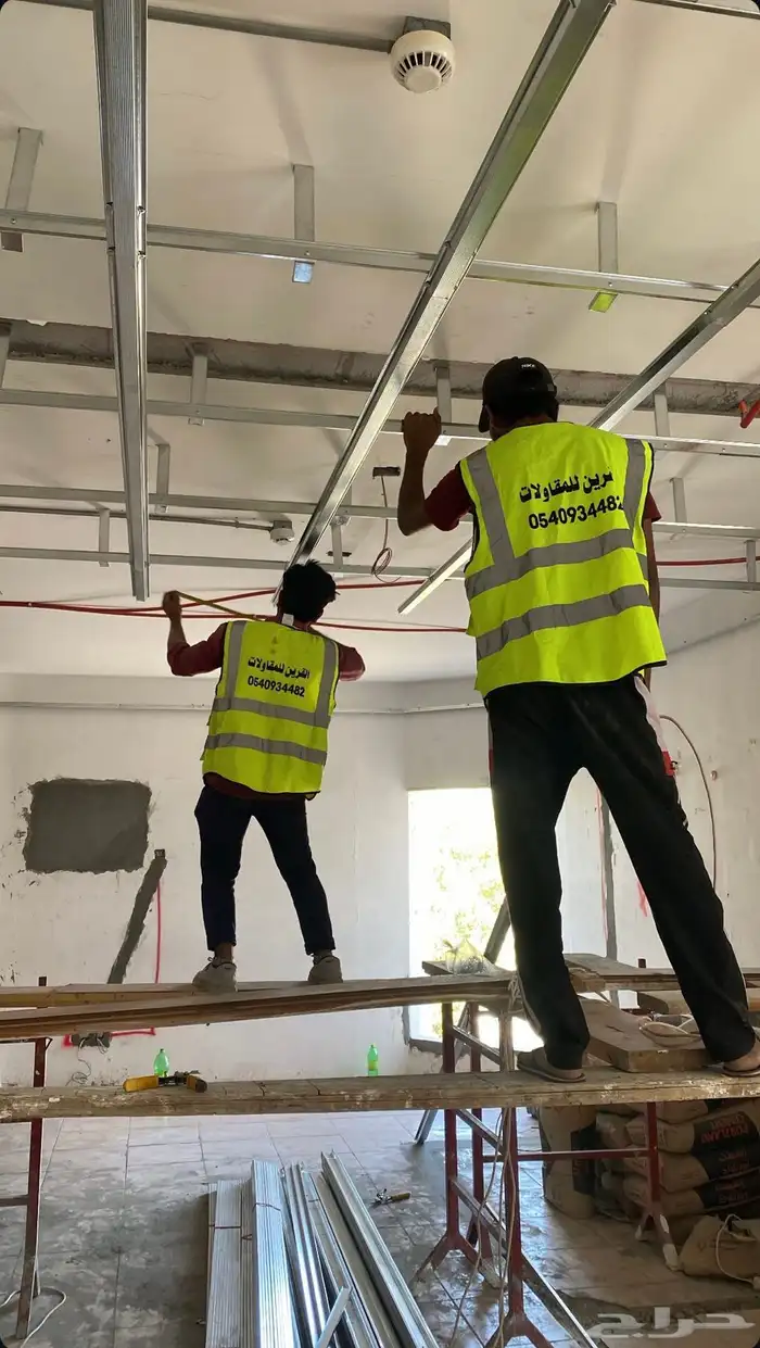 جبس بورد السعر يبدا من 45 ريال للمتر 5