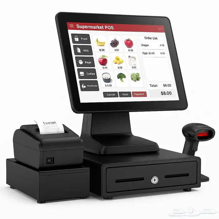 جهاز كاشير متكامل للبقالة 0