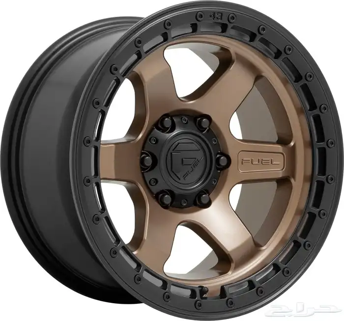 جنوط فيول 17 مع كفرات كوبر حجرية 315 جمس شفر وبرونكو وباترول 15