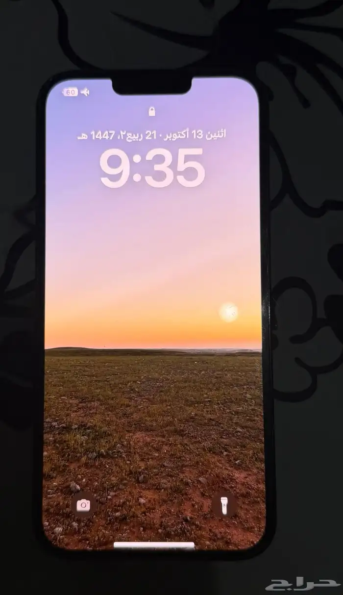 ايفون 13 بروماكس 256 جيجا نظيف جدا مع كرتونه 0