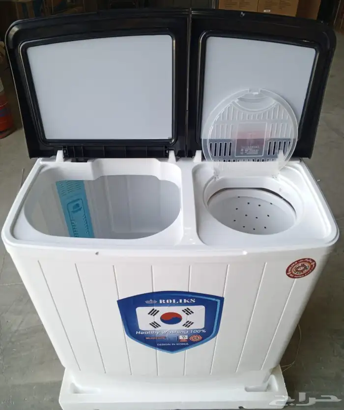 تم وصول غسالة روليكس حوضين 18كجم -زجاج XPB200-200-76 3